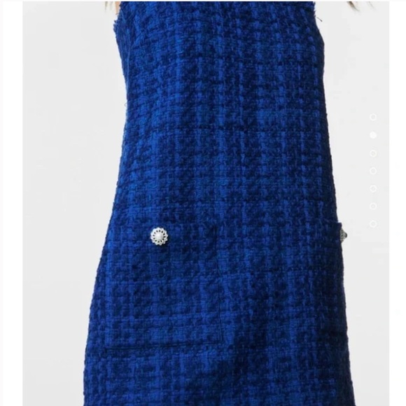 ZARA | BLOGGER FAV TEXTURED PINAFORE DRESS - Picture 12 of 14